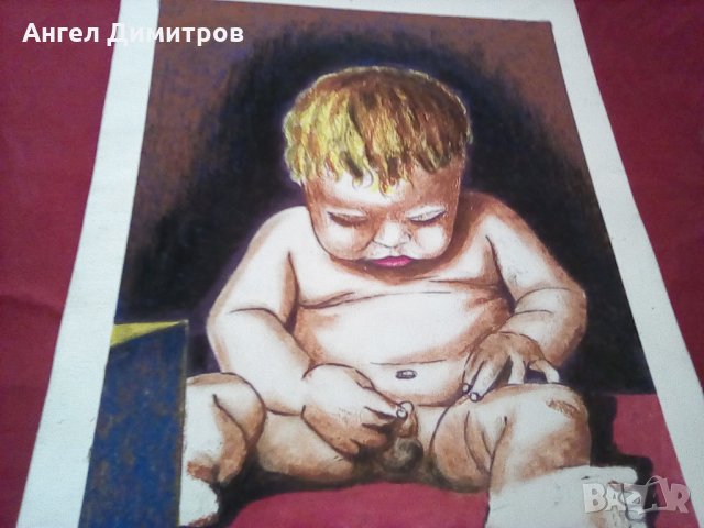 Картина пастел, снимка 3 - Картини - 28981481