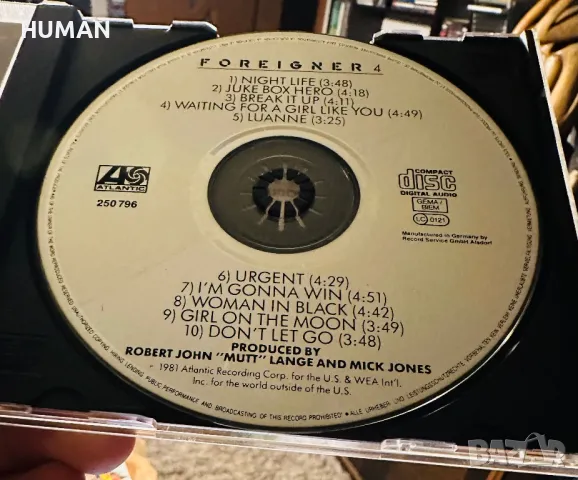 Foreigner , снимка 3 - CD дискове - 47498438