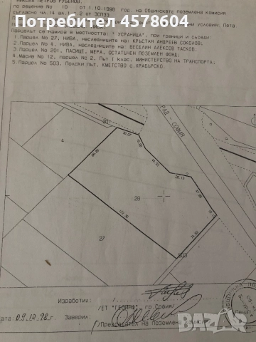 Продажба на парцели /земеделска земя до магистрала Европа, снимка 2 - Земеделска земя - 51665049