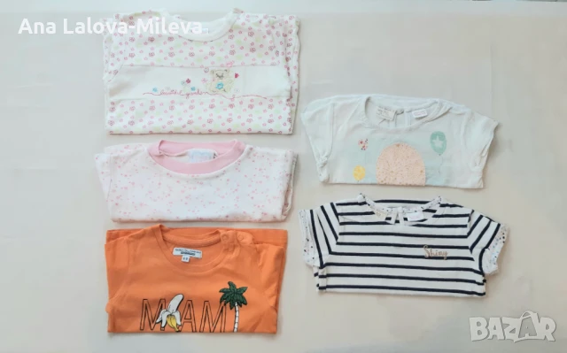 ЛОТ-ове висококачествени бебешки дрехи размер 74, снимка 8 - Комплекти за бебе - 38969412