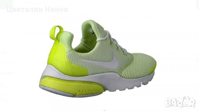 маратонки NIKE Presto Fly  Barely Volt/White/Volt  номер 40,5 , снимка 3 - Маратонки - 28298063