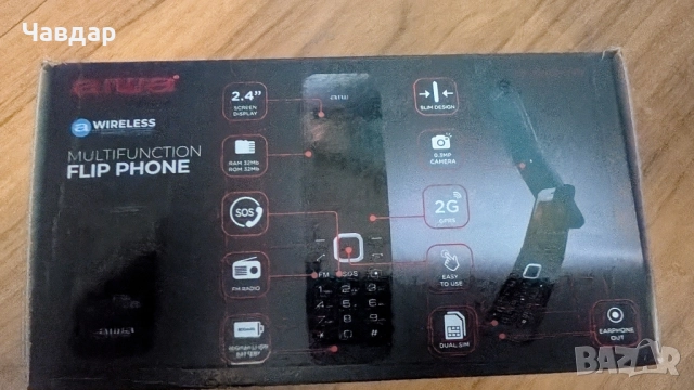 Продавам мобилен телефон AIWA FP-24., снимка 6 - Телефони с две сим карти - 52022536