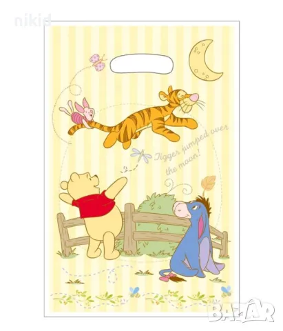 10 бр Мечо Пух Йори Прасчо парти подаръци торбички за сладки подарък рожден ден парти