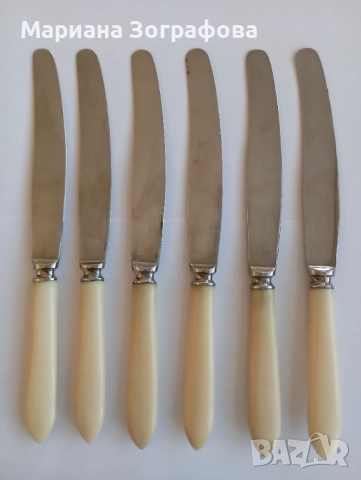 Прибори за хранене и нож - "Петко Денев", - и др. 21 бр., - Руски ножове, - Ел. бързовари, снимка 12 - Други - 51453821