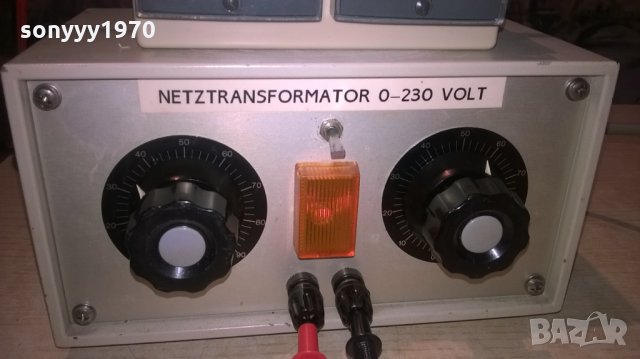 netztransformator 0-230volt-germany-внос швеицария, снимка 4 - Мрежови адаптери - 27177577