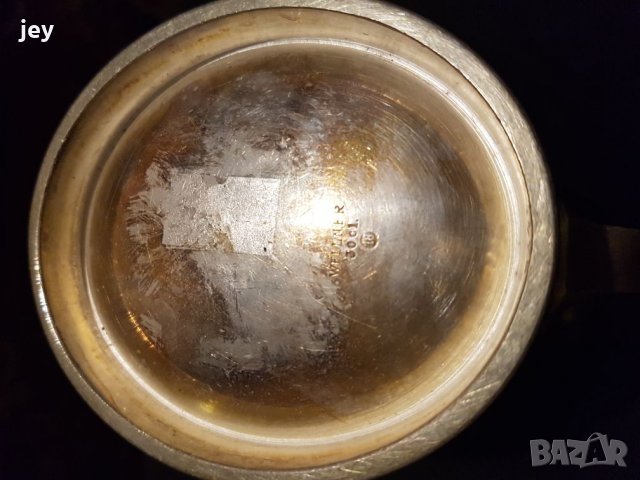 Стара сребърна каничка Wellner, снимка 4 - Други ценни предмети - 27131441