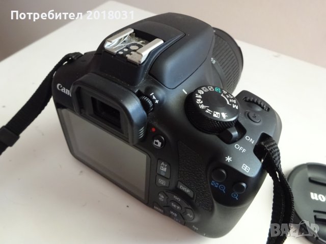 Canon EOS 1300D + 18-55 мм + Чанта + 8 ГБ (само 3000 кадъра), снимка 5 - Фотоапарати - 44126898