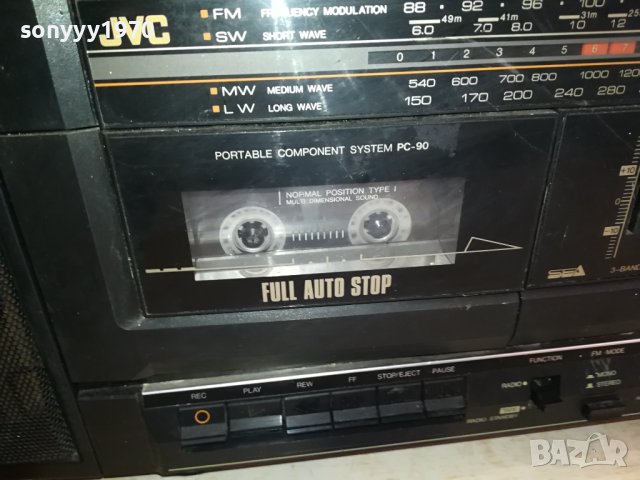 JVC PC-90 1212231104, снимка 9 - Радиокасетофони, транзистори - 43376388