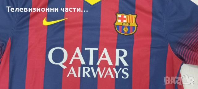 Футболна тениска на Барселона Педро #17 домакински екип сезон 2013/2014 Nike 532822-413, снимка 6 - Спортни дрехи, екипи - 51634647