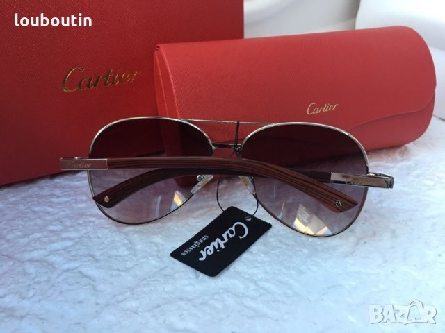 Cartier висок клас унисекс мъжки слънчеви очила, снимка 10 - Слънчеви и диоптрични очила - 28244112