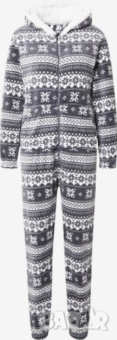 Дамски домашен цял гащиризон с цип Hailys, 100% полиестер, XL