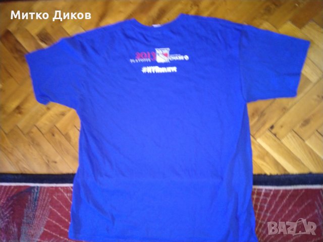 Ню Йорк хокей- тениска Анвил 100% памук размер ХЛ, снимка 8 - Зимни спортове - 28301840
