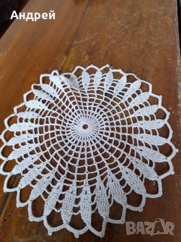 Стара плетена покривка #23, снимка 2 - Антикварни и старинни предмети - 44087009