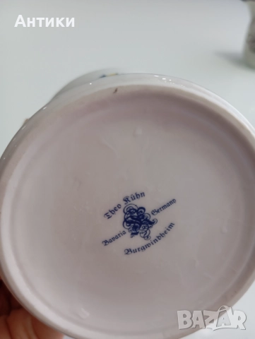 Стара порцеланова баварска чаша , снимка 10 - Чаши - 52627822