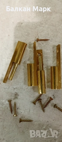 Панти 50x8.5 мм – месингово покритие (2 бр. в опаковка), снимка 2 - Железария - 51742386