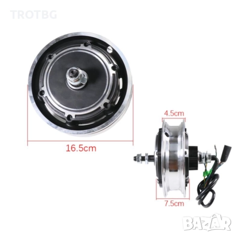 Електромотор за KuGoo M4 / M4 Pro в комплект с 10-инча гума, 500W 48V двигател за тротинетка, снимка 2 - Друга електроника - 52637455