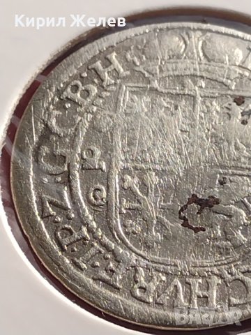 Сребърна монета 1/4 талер 1624г. Георг Вилхелм Кьониксберг Източна Прусия 14959, снимка 10 - Нумизматика и бонистика - 43001017