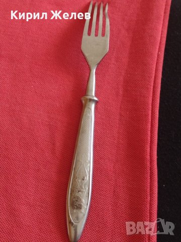 Стара вилица от соца красива орнаментика за КОЛЕКЦИЯ ДЕКОРАЦИЯ БИТОВ КЪТ 45289, снимка 6 - Други ценни предмети - 43831682