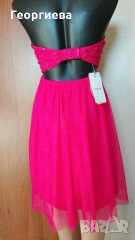 Нова розово червена рокля  👗🍀S, S/M👗🍀арт.445, снимка 4 - Рокли - 28933676