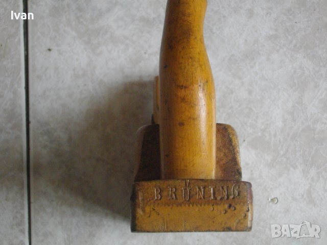 Немско Ръчно Професионално Ренде За Дърво 48мм-BRUNING-Висок Клас, снимка 15 - Други инструменти - 40243140