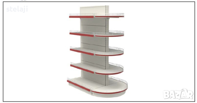 НОВО! Метални стелажи на достъпни цени!, снимка 2 - Оборудване за магазин - 44866759