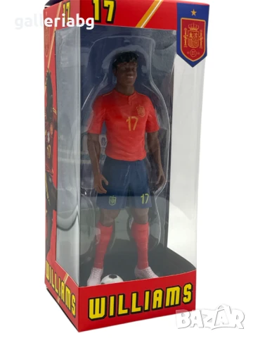 Фигурка на Williams с екип на Испания и номер 17