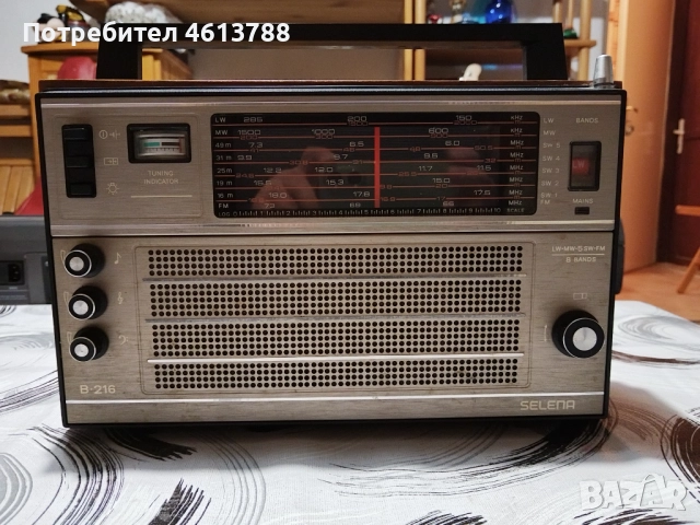Радио Селена Б216, снимка 5 - Радиокасетофони, транзистори - 52967251
