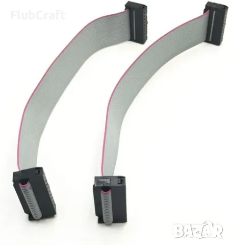 2×20 40P 30 см Лентов Кабел с Конектор 2.54ММ JTAG / ISP, снимка 1