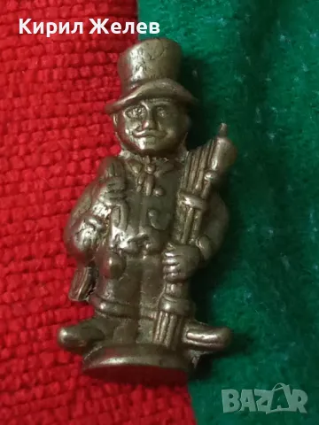 Стара АНГЛИЙСКА КОЛЕКЦИОНЕРСКА БРОНЗОВА ФИГУРКА КОМИНОЧИСТАЧ За КЪСМЕТ КОЛЕКЦИЯ 43514, снимка 15 - Колекции - 46961481