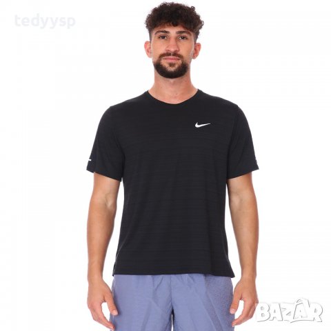 Nike Dri Fit Miler S Black, снимка 11 - Тениски - 36557854