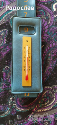 стар датник с термометър, снимка 4 - Други стоки за дома - 44883318