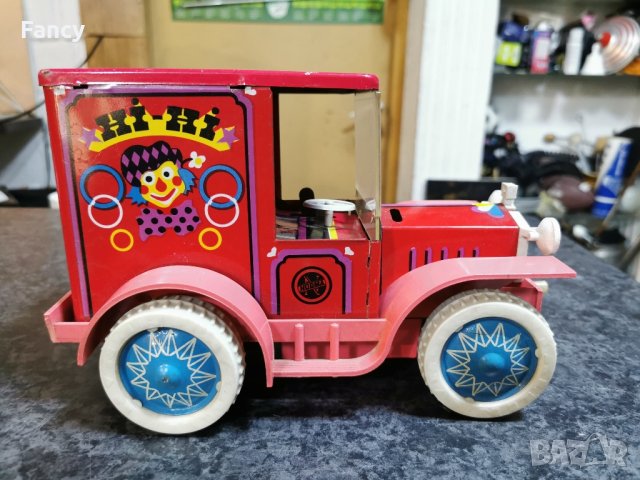 Стара ламаринена детска играчка с батерия