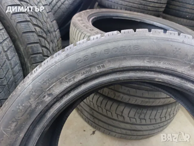 4бр.зимни гуми DUNLOP 235/50/18 101V DOT 3518, снимка 8 - Гуми и джанти - 48595130