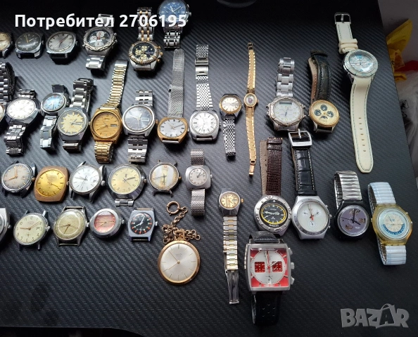 Лот от часовници - механични и кварцови , снимка 14 - Мъжки - 53192022