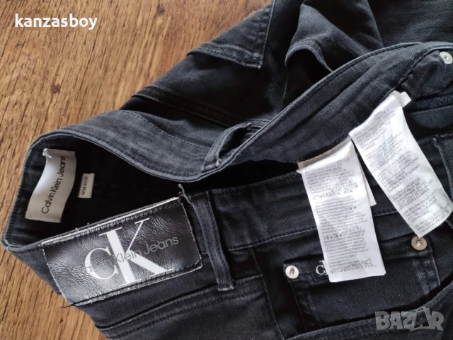 Calvin Klein Jeans Jean Super Skinny - страхотни мъжки дънки 34 ЕЛАСТИЧНИ, снимка 7 - Дънки - 50471941