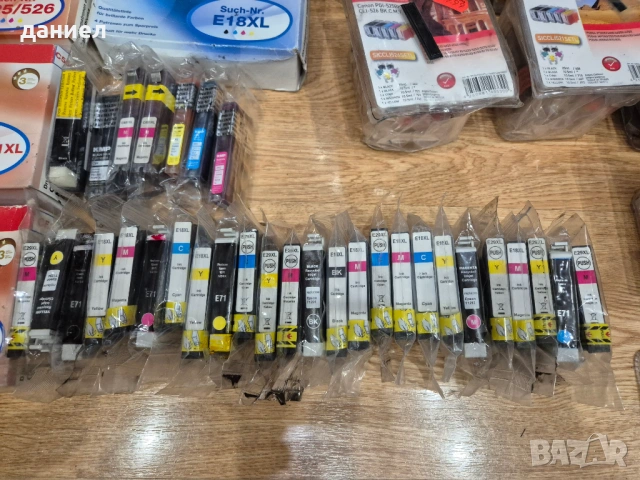 Нови запечатани мастилени касети за цветни принтери, снимка 3 - Принтери, копири, скенери - 53487466