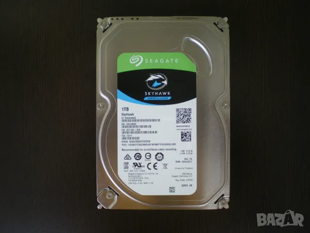 Хард диск 1TB Seagate SkyHawk ST1000VX005, SATA 6Gb/s, 5900 rpm, 64MB кеш, 3.5"