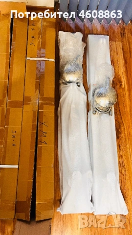 Алуминиев панел 2 бр. хидромасажни дюзи Закачалка Регулируем подвижен душ Смесителна батерия Разпред, снимка 2 - Други стоки за дома - 53394666