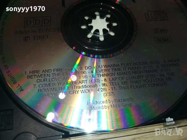 NAZARETH CD 1507251008, снимка 8 - CD дискове - 51024386