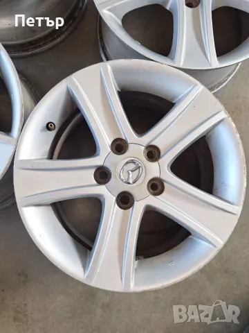 ОРИГИНАЛНИ АЛУМИНИЕВИ ДЖАНТИ ЗА МАЗДА  5Х114,3Х67-16цола, снимка 2 - Гуми и джанти - 48626593