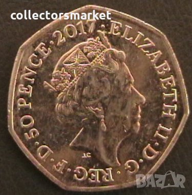 50 пенса 2017 (Tom Kitten), Великобритания, снимка 2 - Нумизматика и бонистика - 26495159
