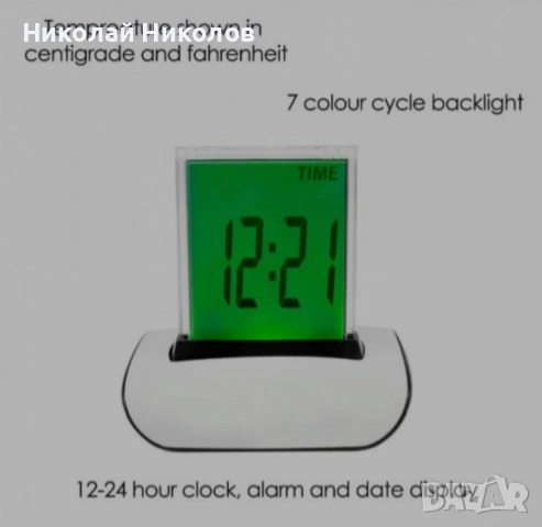 Дигитален часовник за офиса и дома, снимка 4 - Други - 53272044