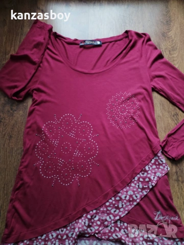 desigual - страхотна дамска блуза КАТО НОВА S, снимка 3 - Блузи с дълъг ръкав и пуловери - 53470557