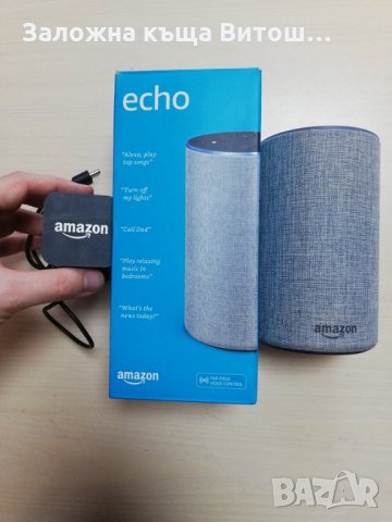 Bluetooth Колона Amazon Echo 2nd gen, снимка 4 - Bluetooth тонколони - 28326143