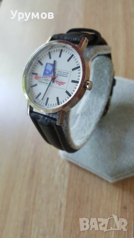 Рядък винтидж часовник Mondaine Olympic Games Lillehamer 1994 - SWISS MADE, снимка 3 - Други - 36686689