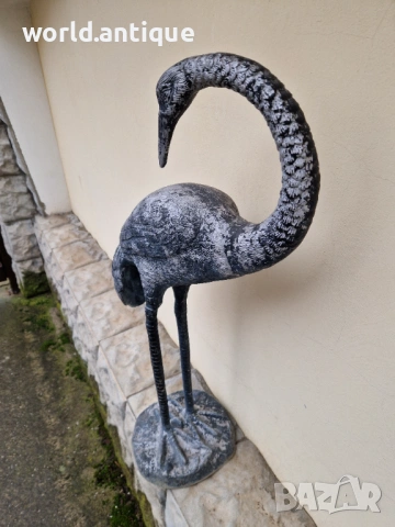 Прекрасна голяма антикварна метална фигура статуетка , снимка 8 - Статуетки - 53211244