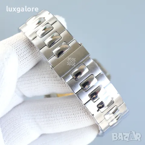 Мъжки часовник Patek Philippe Nautilus Ruby Bezel с автоматичен механизъм, снимка 9 - Мъжки - 49462637