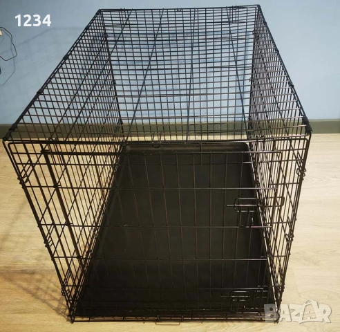 голяма метална клетка за куче 108x72x77см за транспорт и стационар, снимка 4 - За кучета - 53298868
