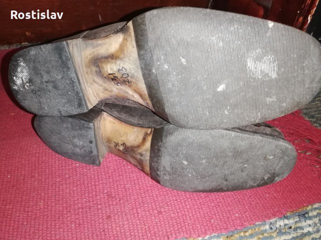 Оригинални мъжки ботуши PRADA 44 номер 28см дължина на стелките! , снимка 5 - Мъжки ботуши - 32310963