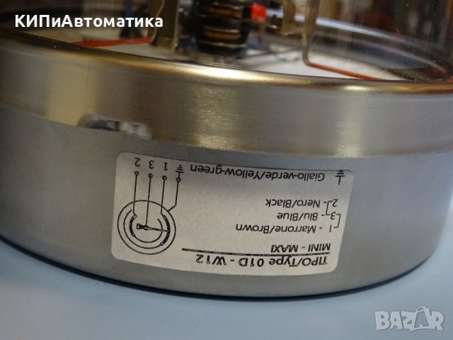 Ел. контактен Манометър Nuova Fima Ф 160, 400 bar, снимка 7 - Резервни части за машини - 39373982